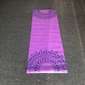Purple yoga matt